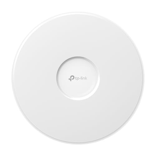 Omada Wifi 7 Wireless Access Point | Be11000 Tri-Band | 2.5G Port | Poe Or Dc Powered, Adapter Not Included | Seamless Roaming | Easy Setup | 5-Year | Omada Remote Managed(Eap772)