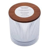 Better H&G Salted Coconut & Mahogany Scented Candle, 12 Oz Premium Wax Blend, Wooden Lid