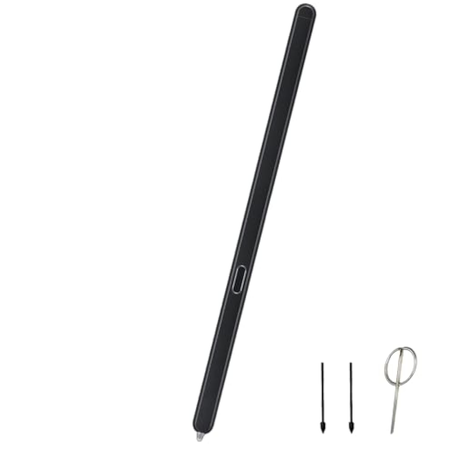 Galaxy Z Fold 6 S Pen Fold Edition For Samsung Galaxy Z Fold 6 Slim S Pen, Galaxy Z Fold 6 Spen Fold Edition Replacement For Samsung Galaxy Z Fold 6 Touch Stylus Pen +Tips/Nibs+Card Pin (Black)