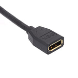 8K 90 Degree Angle Displayport 1.4 Extension Cable, Male To Female Cable Cord