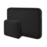 Elastic Laptop Case 13-14 Inch Sleeve With Small Case, Neoprene Rainproof & Shockproof Cover For Macbook Pro 14" M3 M2 M1 And 13.3" Macbook Air/Pro,Xps 13/14 & Most 13"-14" Notebooks?Black