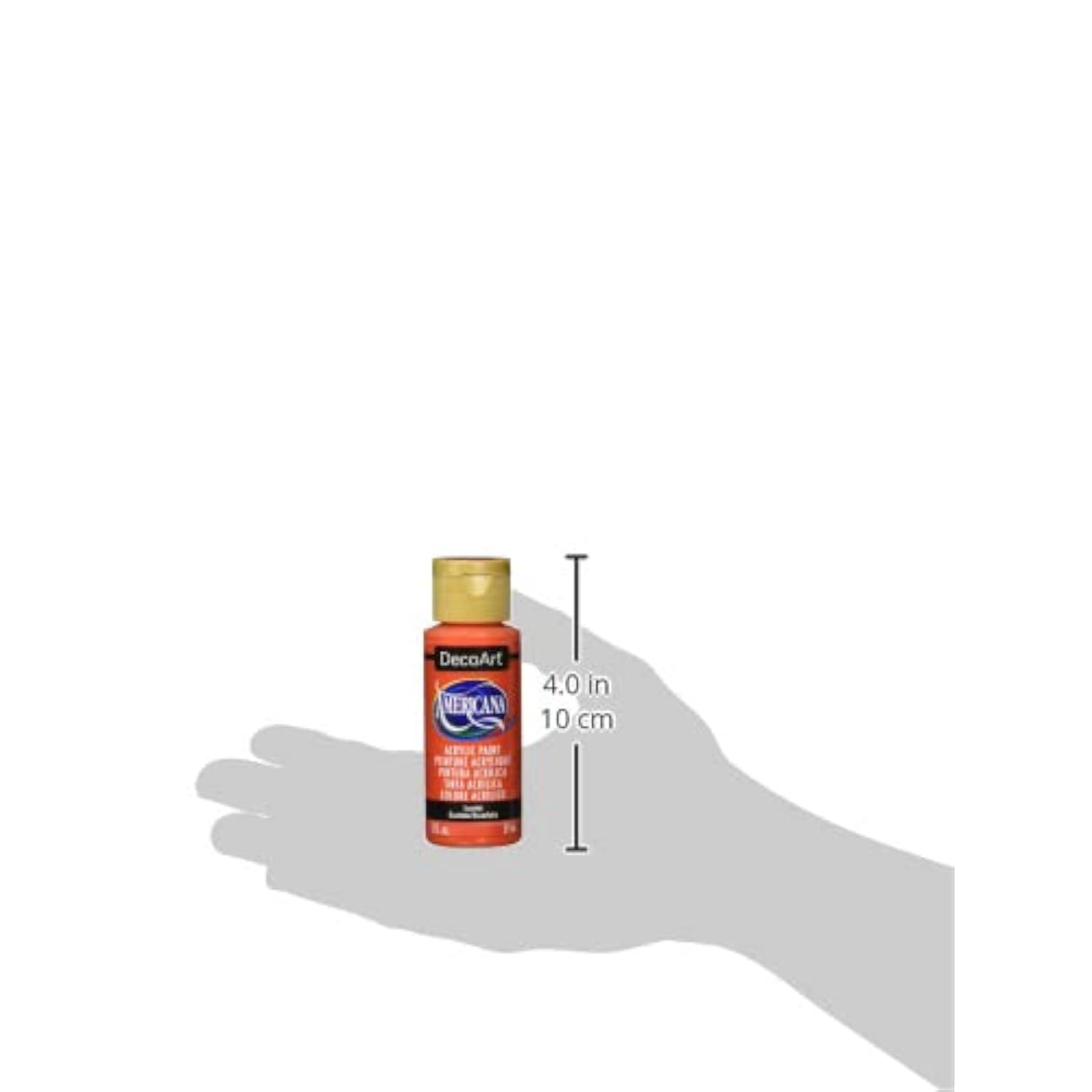 DecoArt DA345-3 Americana 2 Oz Paint, Scarlet Americana Craft Paint