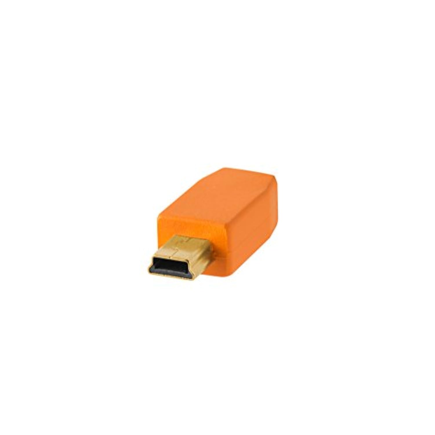 Tether Tools TetherPro USB 2.0 to Mini-B 5-Pin Cable | for Fast Transfer and Connection Between Camera and Computer | High Visibility Orange | 15 Feet (4.6 m)