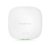 Hpe Networking Instant On Access Point Ap22 2X2 Wifi 6 Indoor Wireless Access Point | Long Range, Secure, Smart Mesh Support | Power Source Not Included | Us Model (R4W01A)
