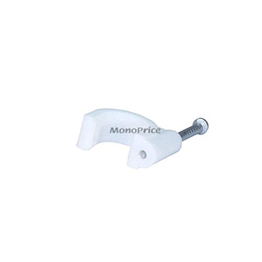 Circle Cable Clips With Steel Nail, 10Mm, 100Pcs/Pack