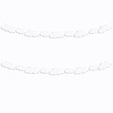 2Pack White Cloud Felt Garland Sky Theme Baby Shower Decorations