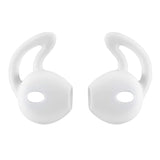 Ear Hook Covers For Earbud Headphones, Noise Isolation Anti-Slip Silicone Earbuds/Ear Plug Tips 3 Pair Cover Tips Accessories Compatible Headset Mnhf2Am/A (White 6Pcs)