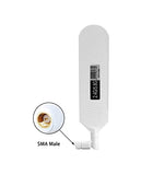 Dual Band Wifi 2.4Ghz 5.8Ghz 12Dbi High Gain Omnidirectional Glue Stick Antenna Sma Male Connector Antenna For Wifi Router Wireless Network Card (White,1Pcs)