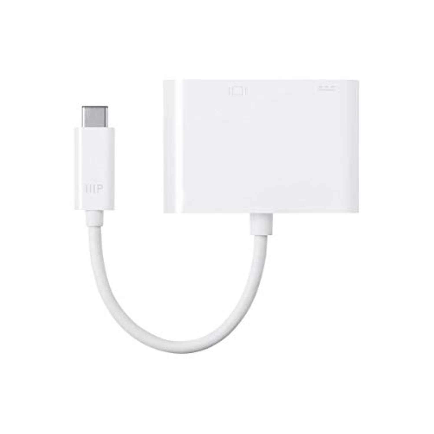 115243 Usb-C Vga Multiport Adapter - White, With Usb 3.0 Connectivity & Mirror Display Resolutions Up To 1080P @ 60Hz - Select Series