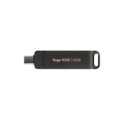 Patriot Rage R550 64Gb Usb 3.2 Gen 1 Type-A+C Flash Drive - Thumb Drive - Pen Drive - Pe64Gr550Dsad