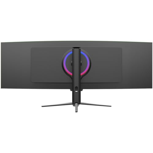 Dq49 Inch Curved Ultrawide Gaming Monitor, 1Ms, 120Hz Refresh Rate, 32:9, Dqhd, 5K 5120X1440P, R1800, 99% Srgb, Hdr400, Displayport, Hdmi, Freesync, Gsync, Height - Tilt Adjustable