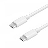 Usb - C To Usb - C Charger Cable 1 Meter / 3Ft White - For Fast Charging And D