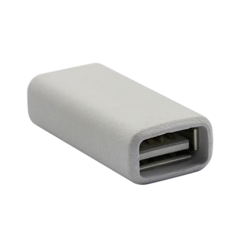 Type-C To Usb Extension Port Adapter Replacement For Logitech G502X G502X Plus G715 G Pro X Superlight 2 3 Wireless Gaming Mouse (White)