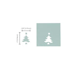 Bira Craft 1 Inch Christmas Tree 6 Shape Lever Action Craft Punch, Christmas Punch For Paper Crafting Scrapbooking
