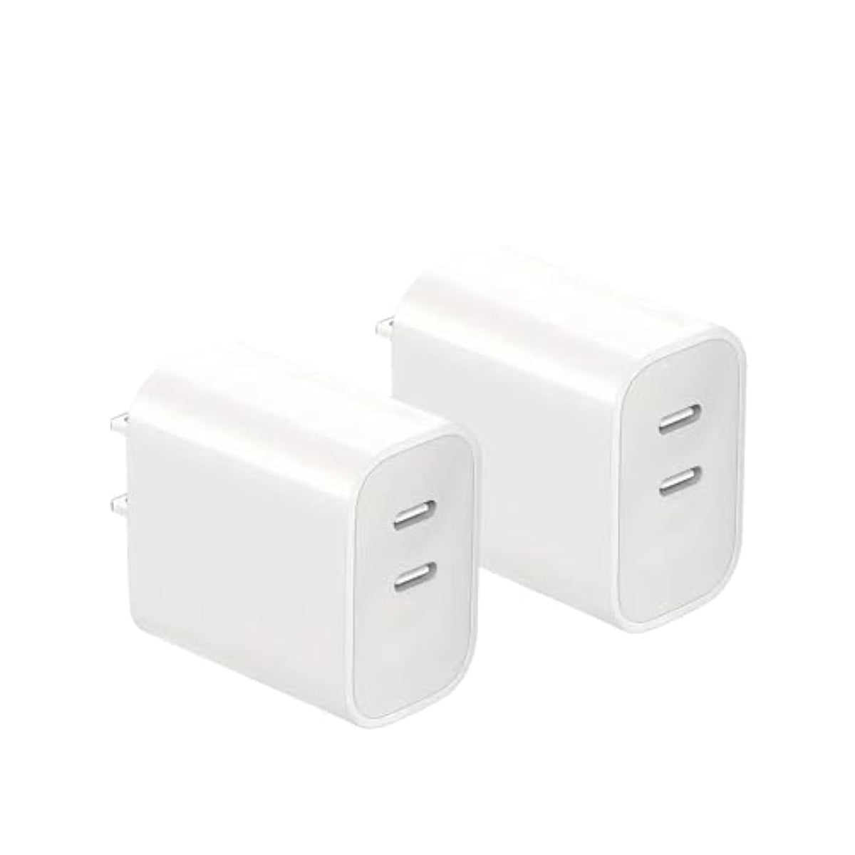 Usb C Charger Block?Dual Port Wall Chargers?Fast Type C Charger Compatible For Iphone17/16Promax/16Pro/16/16Plus/15/15Pro/15Promax/15Plus/14/13/12/Xs Max/Xr/Sansun [2 Pack]