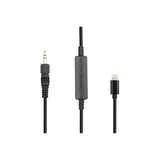 Saramonic Locking 1/8" TRS Male to Apple Lightning Output Cable for iPhone & iPad (LC-C35), Locking 3.5mm