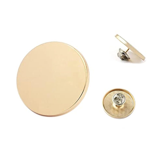 10Pcs Flat Surface Metal Buttons Pins No Sew & No Tools Instant Replac