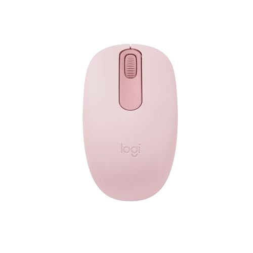 M196 Bluetooth Wireless Mouse, Compact And Portable Mouse For Laptops, Tablets And More, 12-Month Battery, Smooth Tracking, Compatible With Pc And Mac, Windows And Macos - Rose