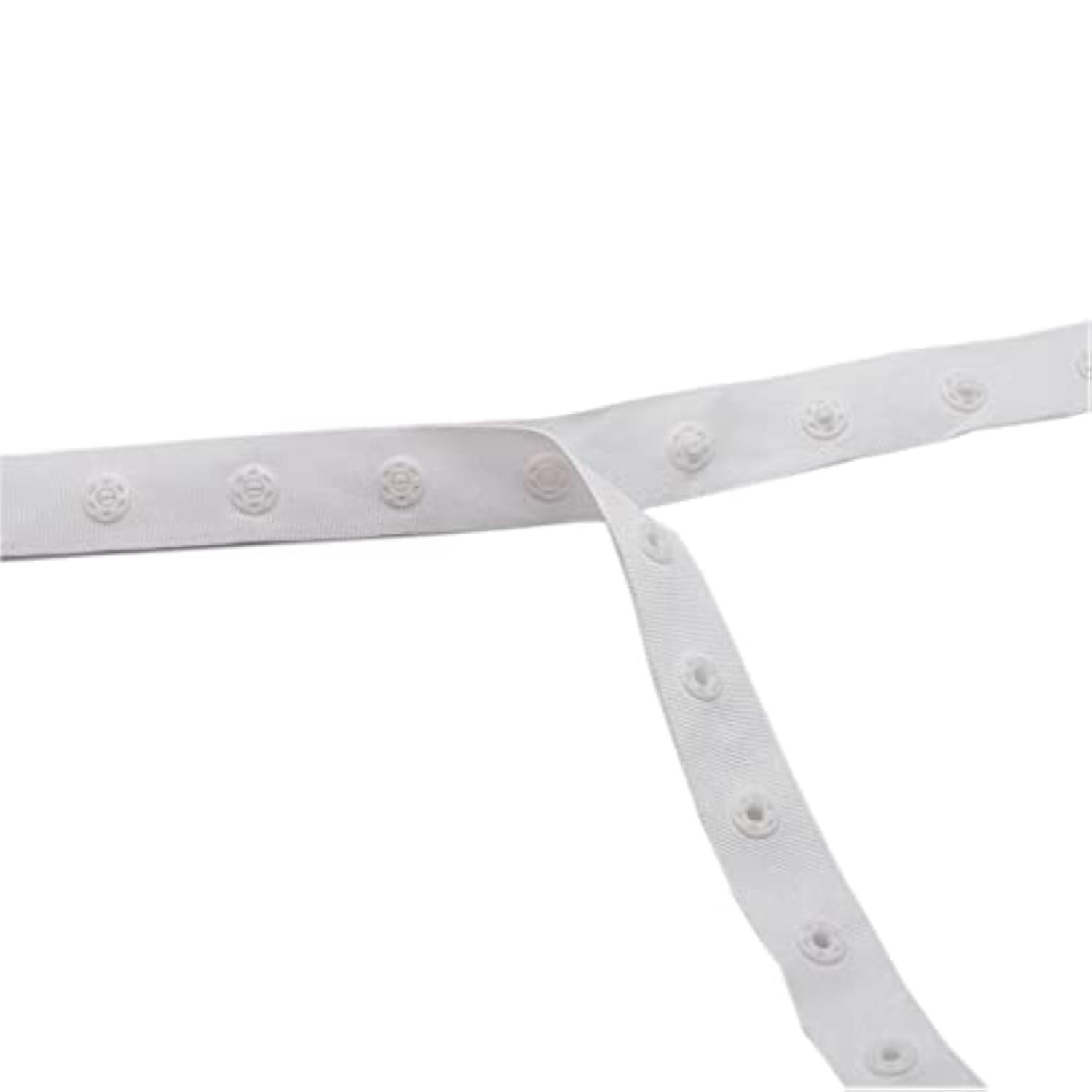 5Yards Plastic Snap Button Press Stud Polyester Tape Trim For Sewing D