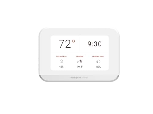 X7S Smart Thermostat With Advanced Occupancy Sensing, Humidity Monitoring, And Customizable Touchscreen Display, White