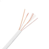 6-Inch Short Flat White Micro USB Cable - Bulk 5-Pack for Charging and Data Transfer