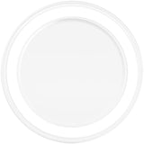 Magnetic Base Compatible With Popsocket Phone Grips And Magsafe Cases, Clear & White