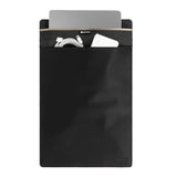 SLNT Weatherproof Nylon Faraday Bag with Silent Pocket - Signal Blocking Device Vertical Sleeve for 13" Laptops & Tablets - Blocks RFID, WiFi, Bluetooth, NFC, Cellular, GPS, EMF (Black Nylon, 13 in)
