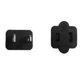 2Ft Usa Outlet Saver Power Cord Cable 125V 10A 2-Prong 2 Outlets For Nema 5-15P To Nema 5-15R,2-Pack