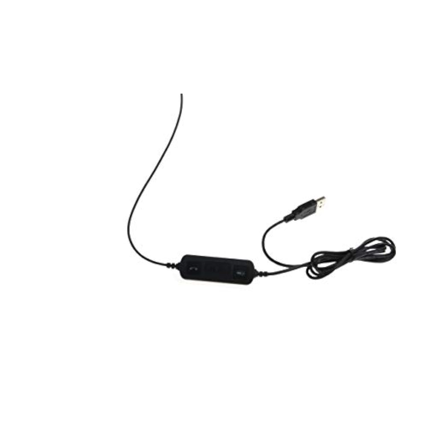 IPD IPH-510 USB Adapter Phone Cable w/ON/Off Button Compatible with PC Soft Phones - Microsoft Teams, Skype, Zoom, Avaya & Cisco Jabber IPH-510 Headphones Wired USB Telephone Adapter Phone Cord