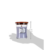 WoodWick Lavender Spa Gifts for Women and Men, 9.7 oz Medium Hourglass Candle with Crackling Wick
