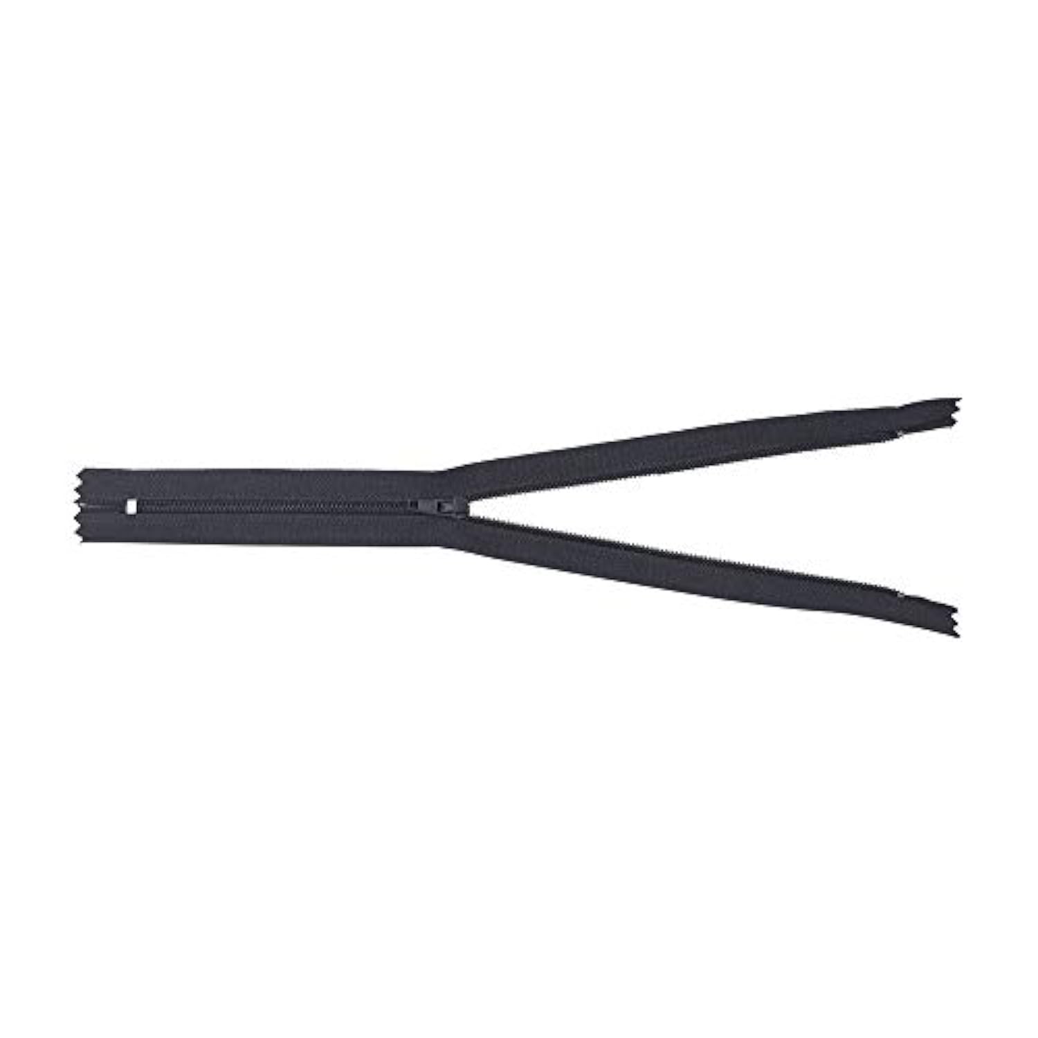 Nylon Zippers For Sewing, Bulk Zipper Supplies By (14 Inches, Black)