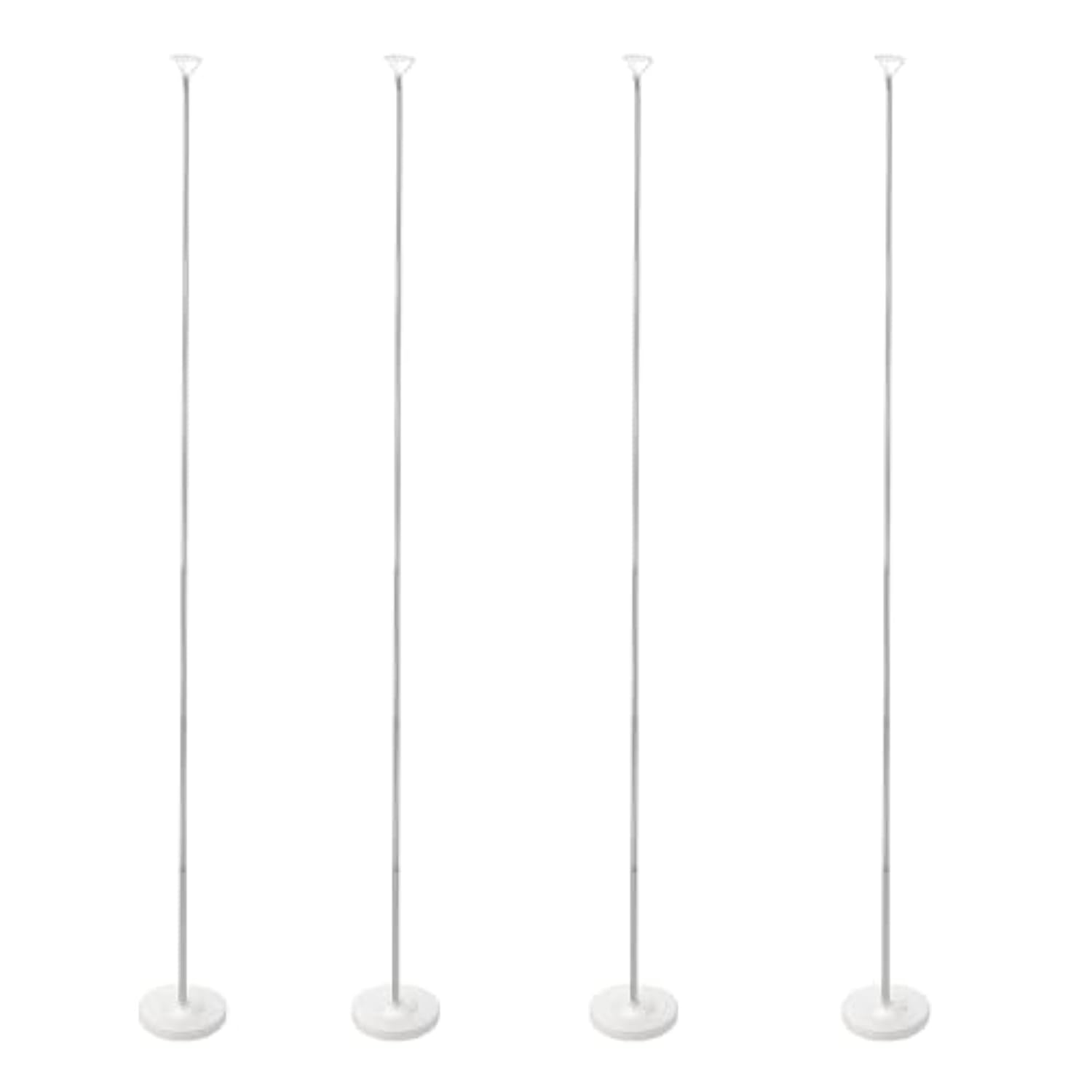 Balloon Stand Kit Set Of 4, Adjustable Height Balloon Column Kit For Floor With Metal Telescopic Pillar For Table Graduation Birthday Baby Shower Gender Reveal Party Decorations