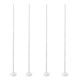 Balloon Stand Kit Set Of 4, Adjustable Height Balloon Column Kit For Floor With Metal Telescopic Pillar For Table Graduation Birthday Baby Shower Gender Reveal Party Decorations