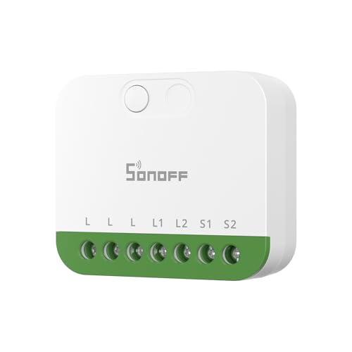 Mini Duo (Matter Over Wifi) 2 - Channel Wifi Smart Switch, Matter - Enabled, 16A Total Load, Compact For Standard Boxes, Remote & Automated Control