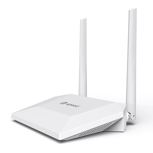 N300 Wifi Router 2.4G Easy Setup Wireless Internet Network Router, Supports Wireless Repeater, Wisp, Up To 300Mbps For Home And Office