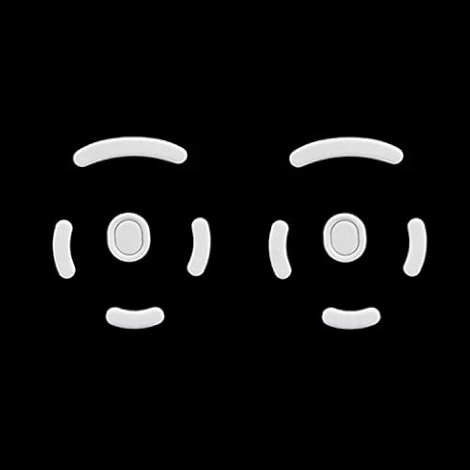 2 Sets Fast 5.1 Rounded Curved Edges Mouse Feet Skates For Logitech G Pro Superlight Wireless Gaming Mouse Feet Replacement (0.8Mm,Smooth,Ptfe) Pro Performance Upgrade