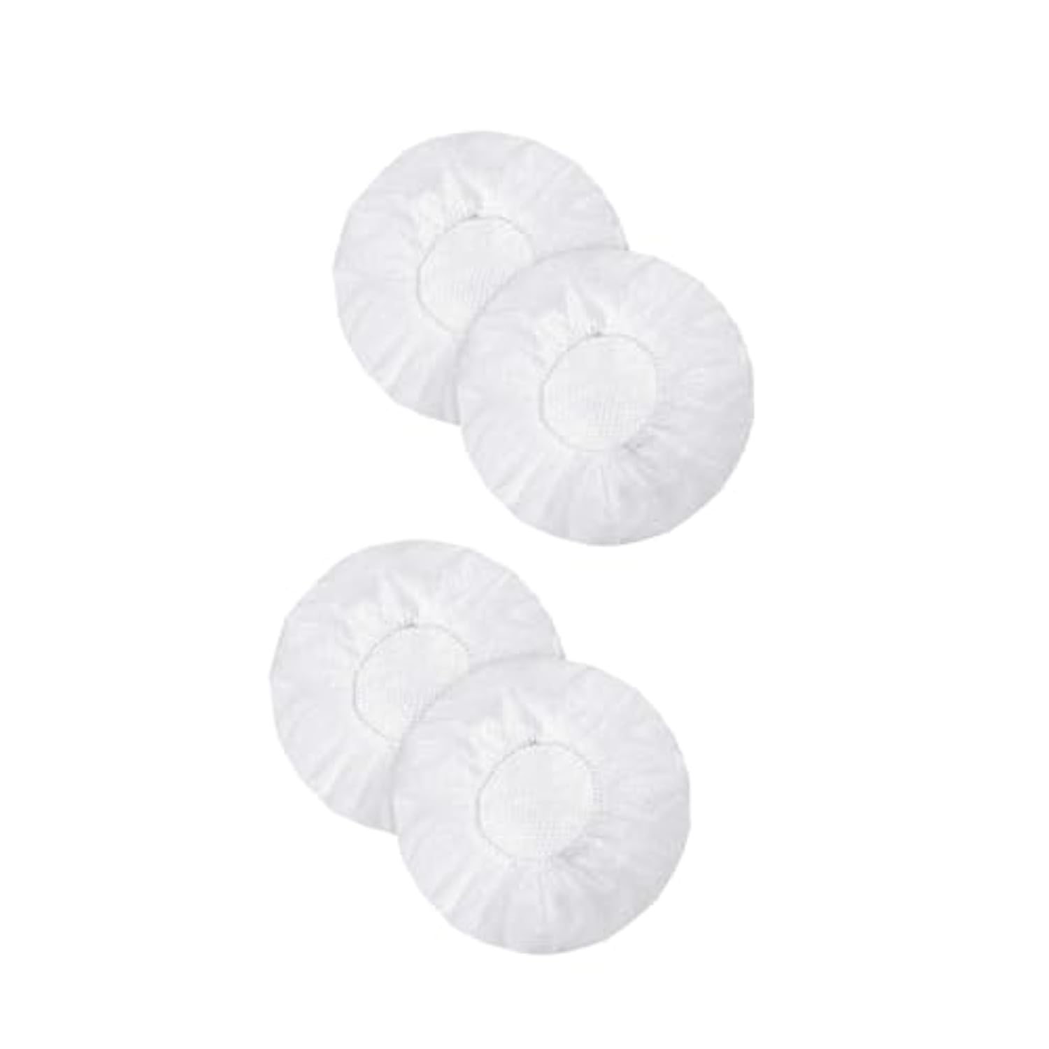 100Pcs Disposable Dustproof Sweatproof Covers 100-120Mm White Elastic Headphone Cap Electronics Earbuds Accessories
