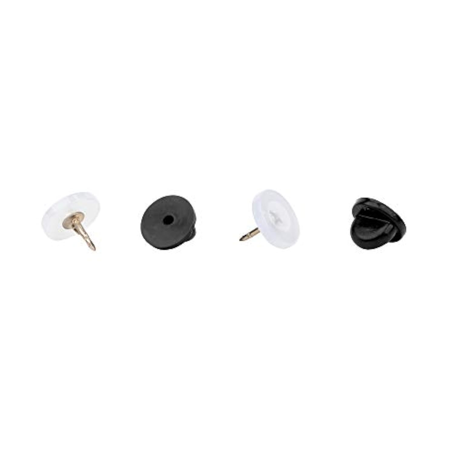 00725 No-Sew Instant Button Replacements, 8-Count , White