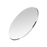 Round Aluminum Mouse Pad Dual Sided Metal Mouse Mat For Gaming Office And Home Use Silver Finish For Desktops Pcs And Laptops