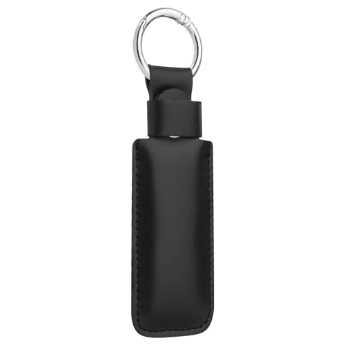 Microfiber Leather Usb Flash Drive Case - Anti Lost Usb Flash Drive Holder Protective Cover With Keychain, Small Portable Storage Carrying Case For Usb Flash Drive (1Pc, Black)