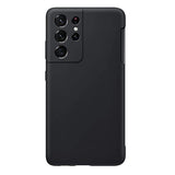 For Galaxy S21 Ultra Case With S Pen Holder, Liquid Silicone Phone Cover With Stylus Slot (S-Pen Not Included) Anti-Fingerprint Military Shockproof Protection For Samsung S21 Ultra 5G - Black