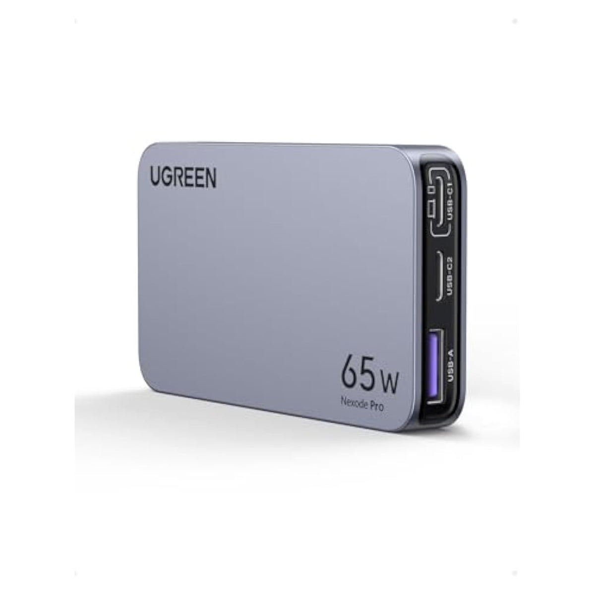 UGREEN Nexode Pro 65W USB C Charger Flat, 3-Port Slim GaN Compact Fast PPS Wall Charger for iPhone 16/15/14, MacBook Air, iPad Pro, Galaxy S24/S23/Note20, Pixel 9/8, Steam Deck