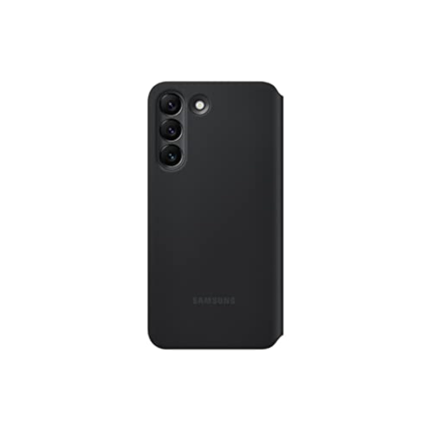 Samsung Galaxy S22 S-View Flip Cover, Protective Phone Case with Tap Control, Black, US Version