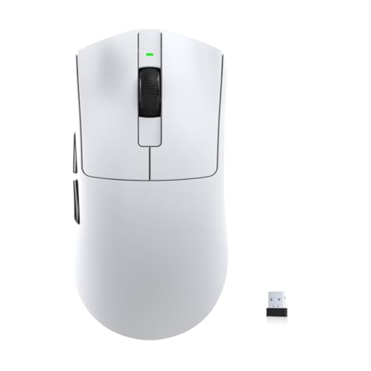 Jupiter Se Wireless Gaming Mouse, 26000 Dpi Optical Sensor, Ultralight 46G, 300 Hr Battery Life, 5 Programmable Buttons For Pc/Mac/Laptop, White