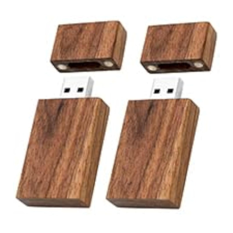 2 Pack 32Gb Usb 3.0 Flash Drive Walnut Wood Memory Stick 32 Gb, Thumb Drive, U