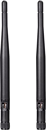 Dual Band Wifi 2.4Ghz 5Ghz 5.8Ghz Replacement Antenna For Furrion Back Up Rv Rear View Backup Camera Truck Tractor Trailer Pickup Suv Vehicle Trail Reverse Monitor Camera Mimo Antennas (2 Pack)