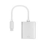Usb-C To Vga Adapter, Usb 3.1 Type C (Thunderbolt 3) To Vga Converter Compatible With Pro, New , Air 2018, Dell Xps 13/15, Surface Book 2 And More (Silver)