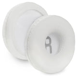 Tune 600Btnc Earpads Replacement Round-70Mm Ear Cushions Compatible With Jbl T500Bt T450Bt, Tune 500Bt 600Btnc On-Ear/Sony Mdr-V150 V200 V250 V300 V400 Zx300 Headphones Comfort Ear Pads (White)