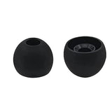 Ear Tips For In-Ear Headphones, S/M/L Sizes 12 Pairs Soft Silicone Earbuds Tips Eartips With 3.8Mm Connector Hole, Fit Most In-Ear Earbuds(Inner Hole 3.8Mm -4.8Mm) 12 Pairs, Black, S/M/L