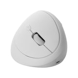Vertical Wireless Mouse,2.4G Rechargeable Ergonomic High Precision Optical Silent Cordless Computer Mice With 6 Buttons, 3-Dpi Adjustable, Usb Receiver For Laptop Pc Mac Notebook(White)